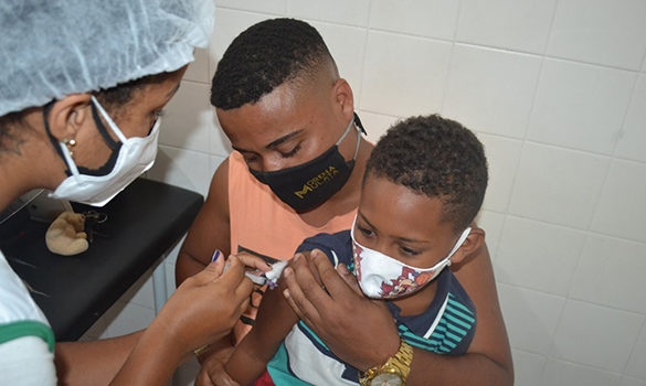 Apenas 34% das crianças vacinadas contra a paralisia infantil em Feira