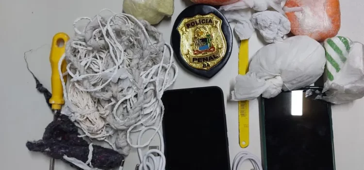 Supervisor de presídio é preso suspeito de entrar com drogas e aparelhos celulares em penitenciária na Bahia