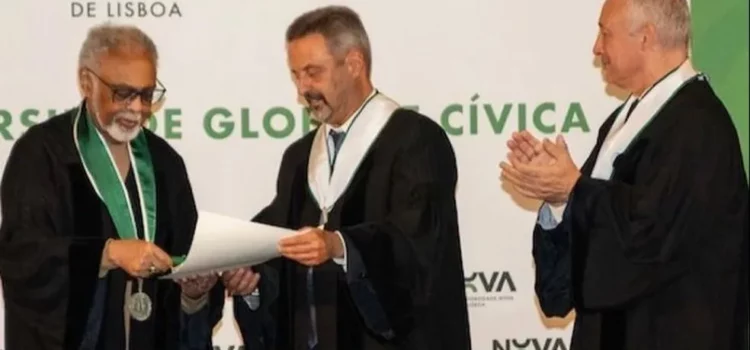 Gilberto Gil recebe título ‘doutor honoris causa’ pela Universidade Nova de Lisboa, em Portugal