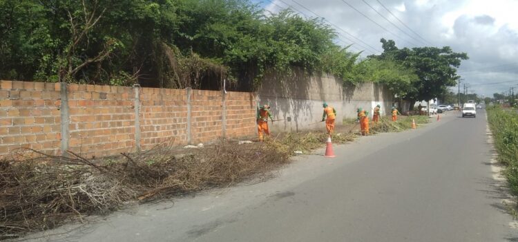 Serviços Públicos está intensificando as ações de manutenção em bairros e distritos