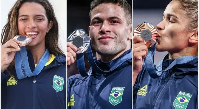 Uma prata, dois bronzes e muito orgulho para o Brasil no segundo dia oficial das olimpíadas de Paris