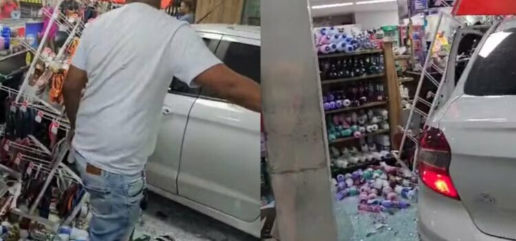 Carro invade loja de conveniência em posto de combustível e deixa nove pessoas feridas em Salvador