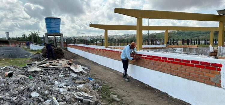 Obras da segunda etapa da revitalização no Campo do Gado avançam