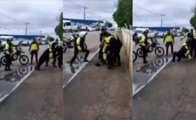 Agente é agredido por motociclista após alerta sobre infração de trânsito na Bahia