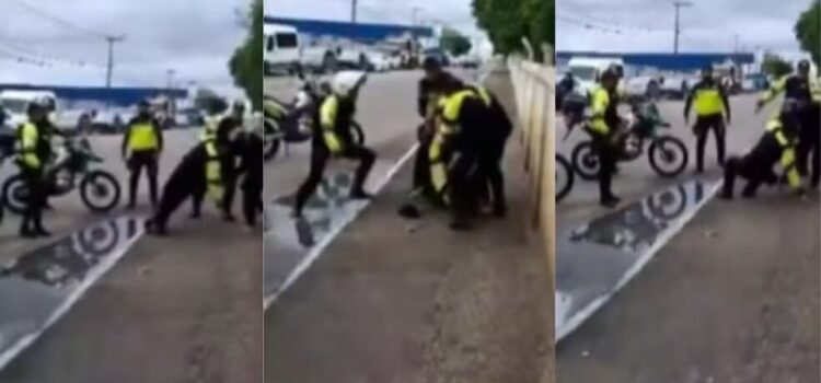 Agente é agredido por motociclista após alerta sobre infração de trânsito na Bahia