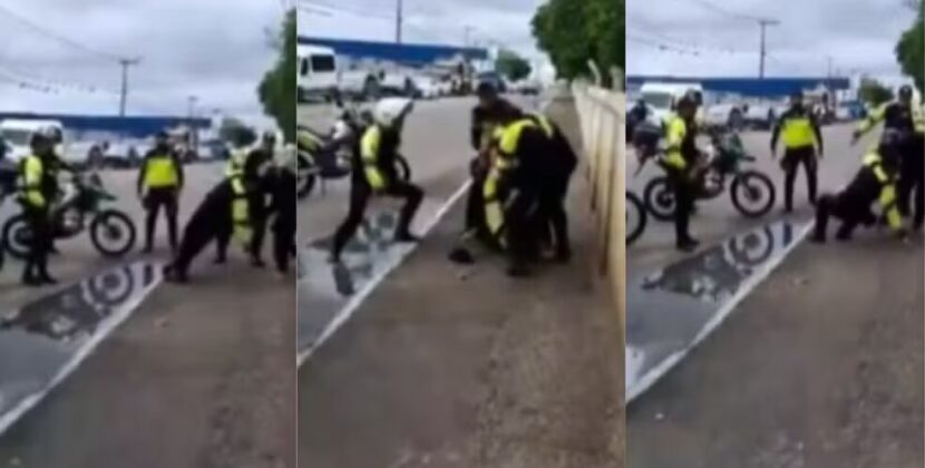 Agente é agredido por motociclista após alerta sobre infração de trânsito na Bahia