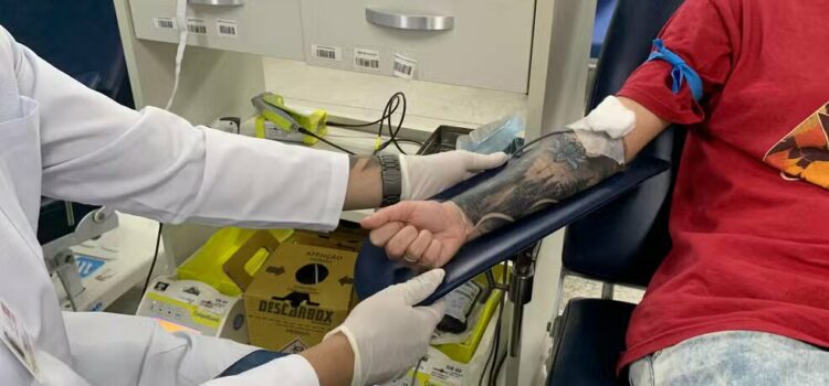 Hemoba reduz tempo de espera para doadores com tatuagem pela metade e lança campanha de conscientização