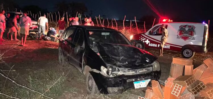 Cavalo morre e dois homens ficam gravemente feridos após acidente no interior da Bahia