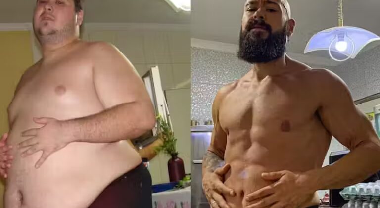 Incrível! Brasileiro que eliminou 110kg e virou fisiculturista é premiado; vídeo