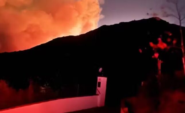 Homem herói corre no incêndio, acorda família e salva amigos do fogo