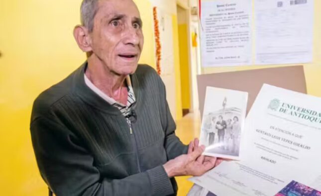 Após 25 anos em situação de rua, homem de 70 anos volta pra faculdade e se forma advogado