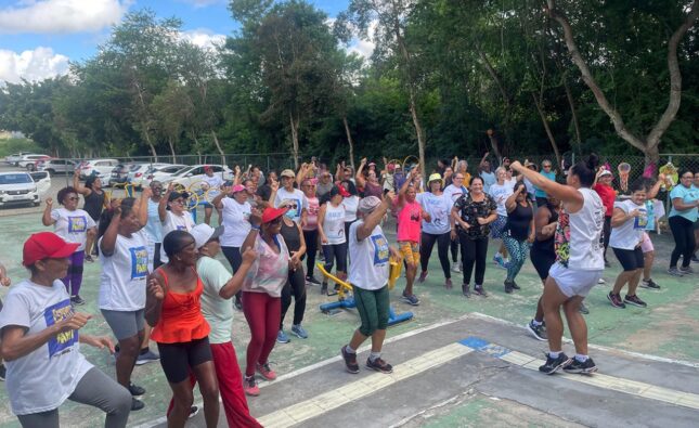 Manhã de bem-estar e de cuidados na Academia da Saúde